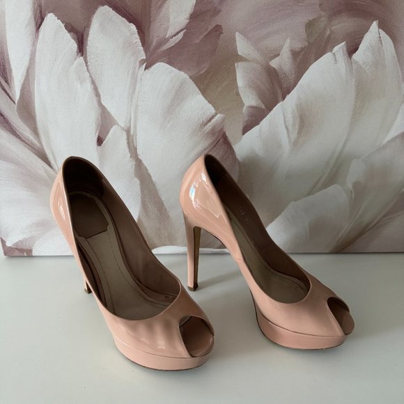 Stunning DIOR patent-leather platform pumps in a good condition - Picture 4 of 5